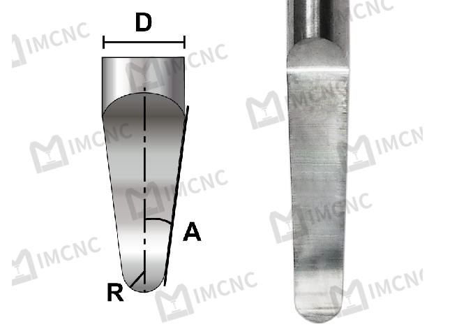 Half-Conical Solid Carbide CNC Bit