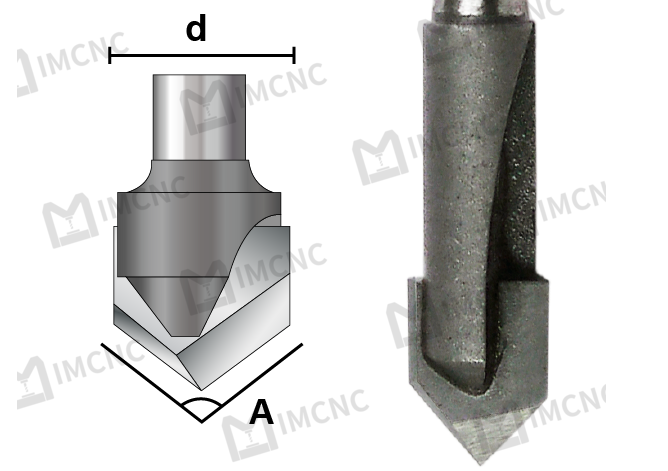 V-Groove Carbide CNC Bits