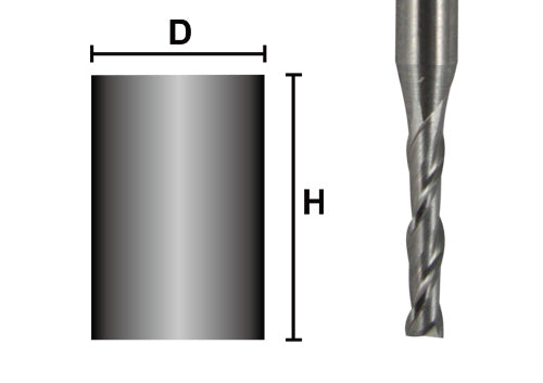 Spiral Plunge Solid Carbide Bit