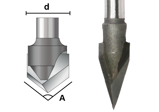 V-Nut-Hartmetall-CNC-Bits