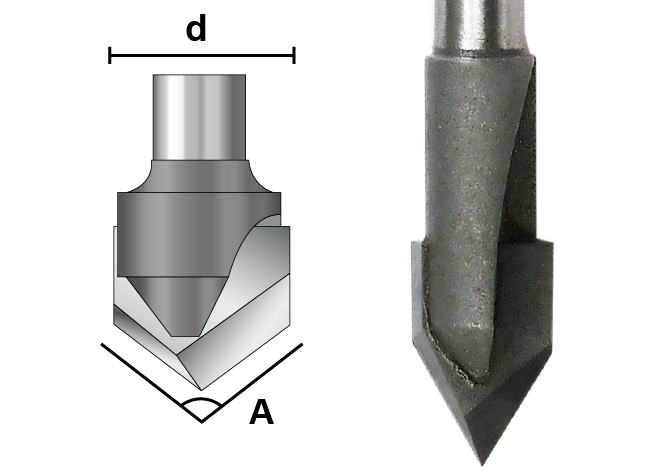 V-Groove Carbide CNC Bits